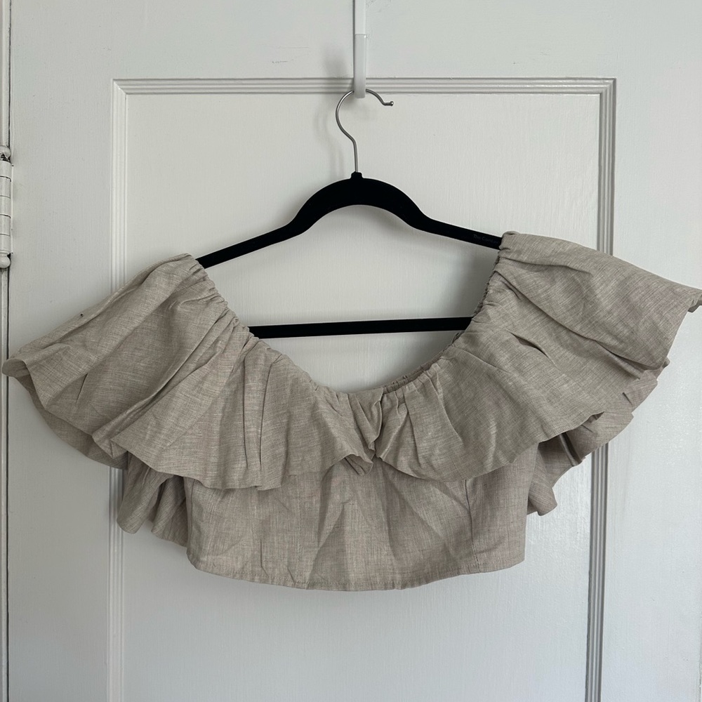 DISSH Linen crop top - US 6
